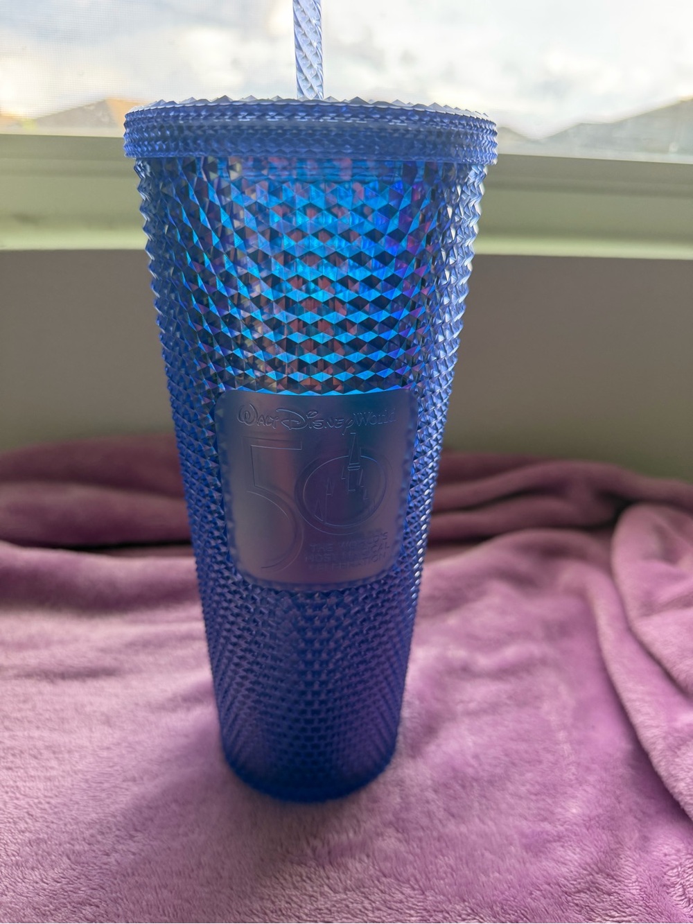 Starbucks Disneyworld 50th Purple Tumbler
